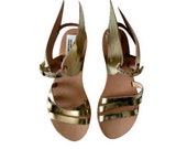 TOP SALES! Leather wing sandals, gold.18 COLOURS !!! Greek sandals 100% handmade! Hermes sandals! Gladiator sandals! Ancient Greek Sandals