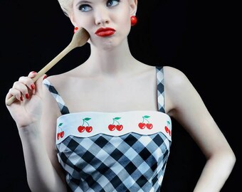 Lily Cherry Dress By TiCCi Rockabilly Clothing