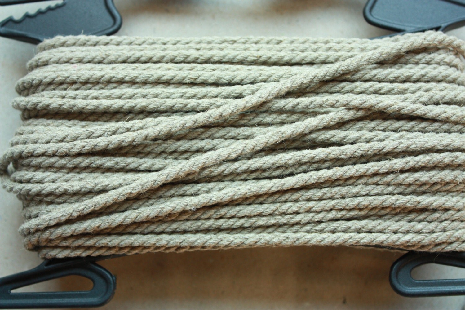 4 mm Linen Rope 5 Yards 4.57 Meters Natural Linen by gbsupplies