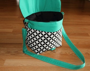 NEW-Camera bag-Digital SLR camera bag-DSLR camera case-womens camera bag-Extra bonus-Strap cover and Back pocket-blue grass