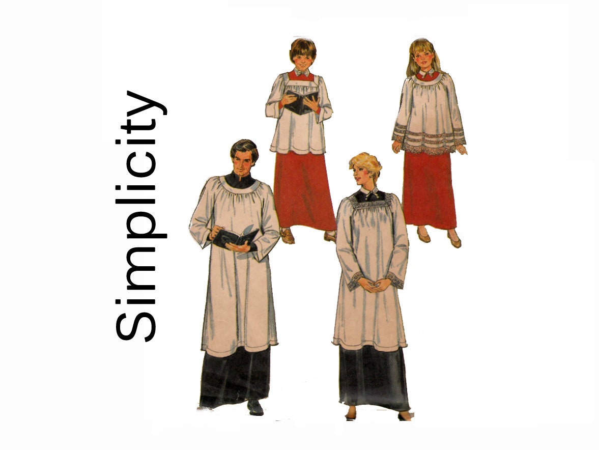 Sewing Pattern UNCUT Everybody Choir Robes Unisex by ViennasGrace