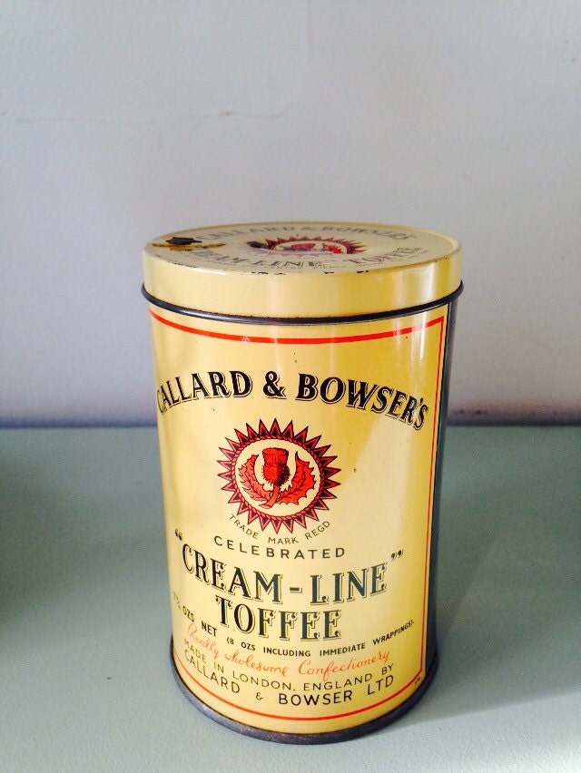 Vintage Candy Tin Callard And Bowsers Toffee