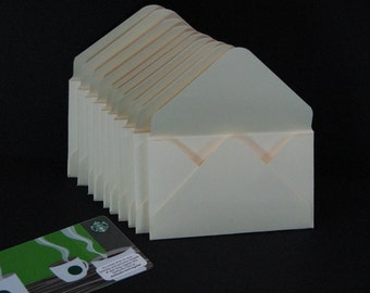 Cream 2x3 1/2 Gift Card Envelopes