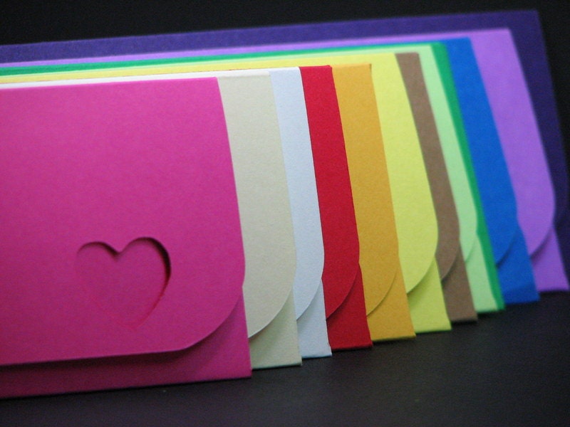 2x6 Photo Booth Strips Envelopes Custom Color