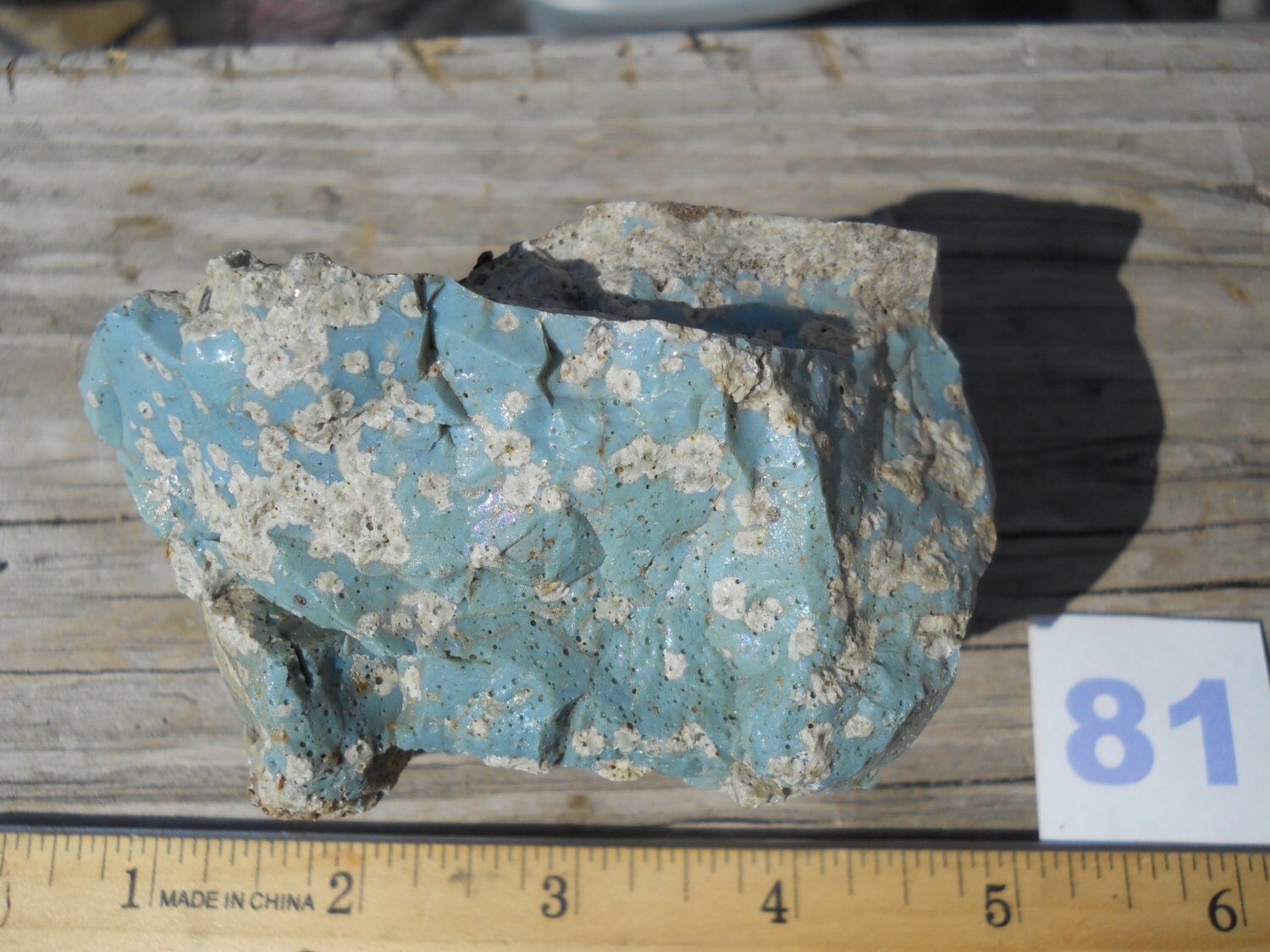 Leland Blue Stone Blue Slag Glass Lake Michigan Leland