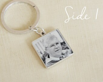 Custom Keychain - Custom Handwriting Keychain - Custom Photo Keychain - Father's Day - Memorial Keychain - Signature Keychain - Gift for Him