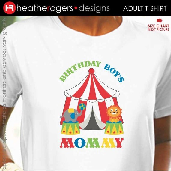 carnival birthday party shirts