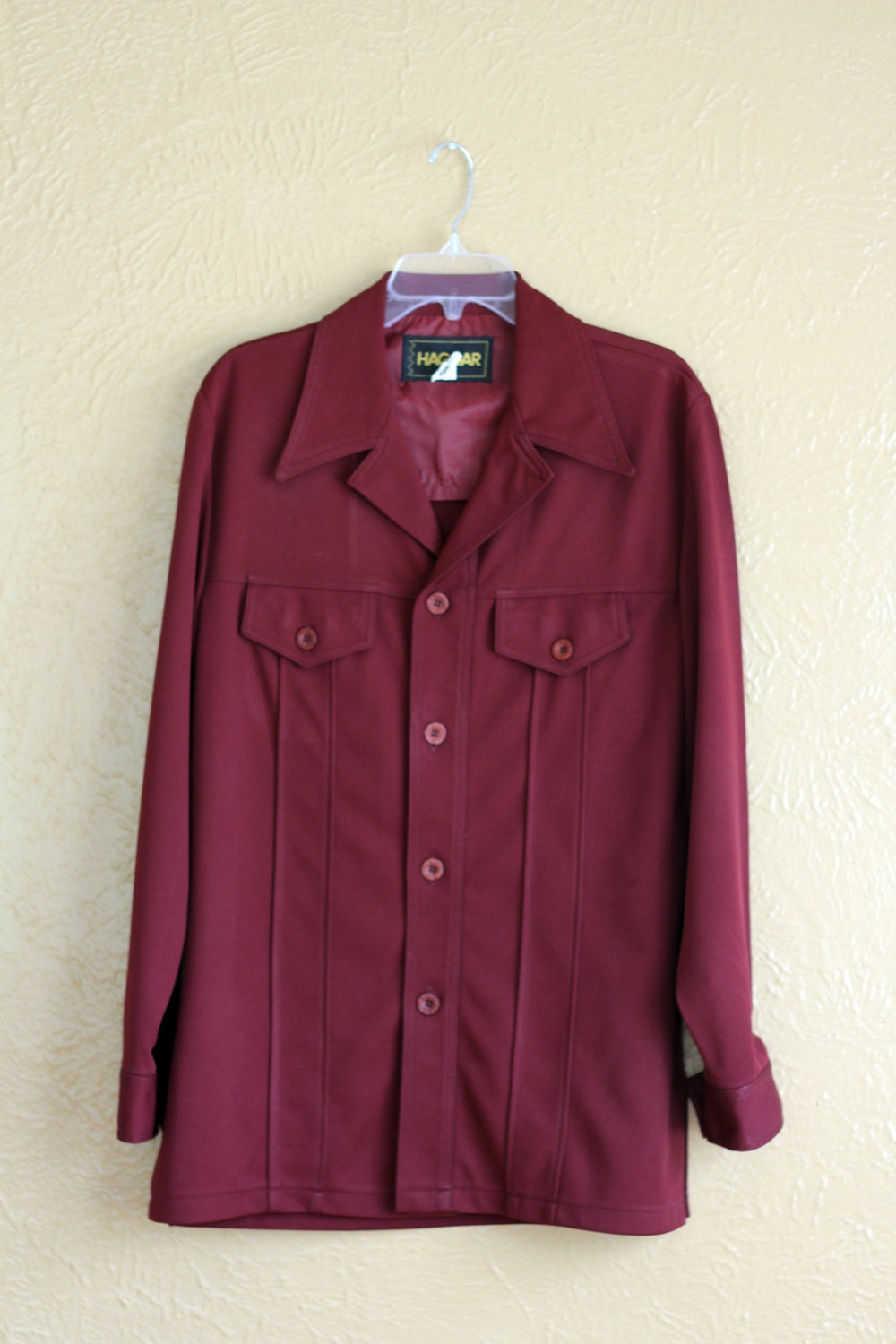 maroon western shirt