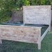 Farmhouse Beadboard Queen Headboard White Distressed By Foo