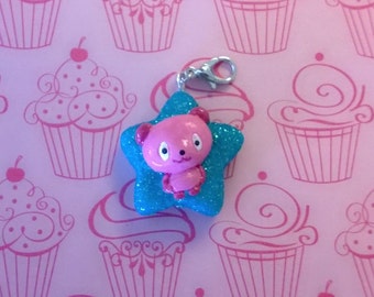 Littlest Pet Shop Green Frog Keychain Jewelry Cute Girl Teen