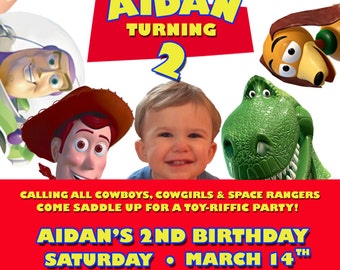 Toy Story Birthday Invite