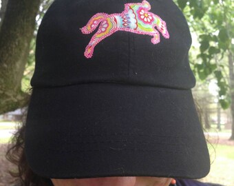 Jumping Horse Ball Cap