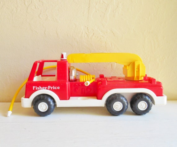vintage little people fire truck