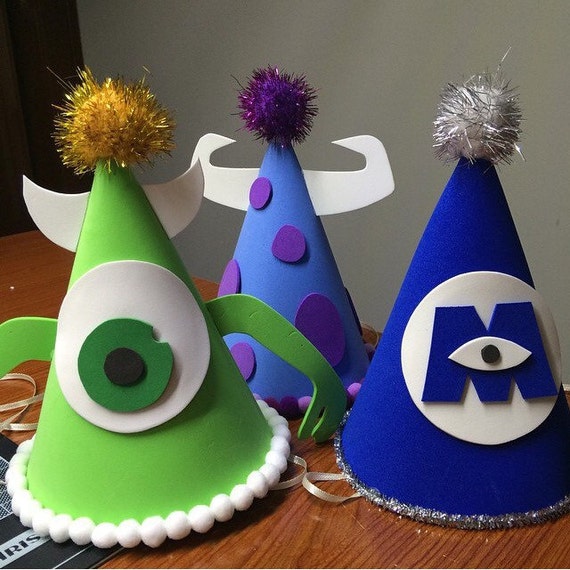 Items similar to Monsters Inc. party hats! on Etsy
