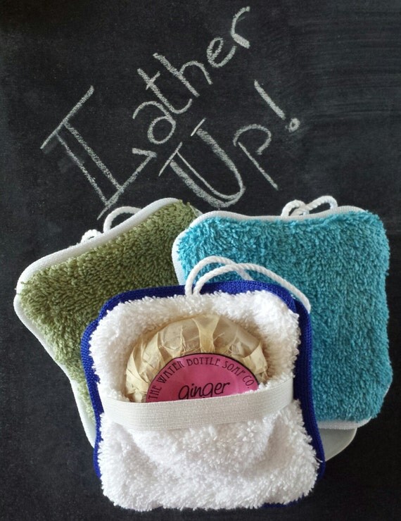 lathering soap pouch