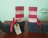 witch's shoes, shoes, halloween, shelf sitters, red, decoration, striped leggings