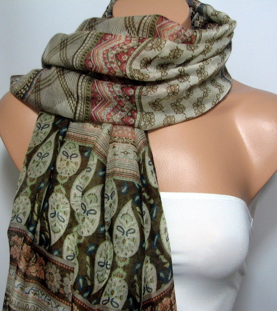 RESERVED for MONICA Boho Brown Paisley by MyLovelySeasons on Etsy