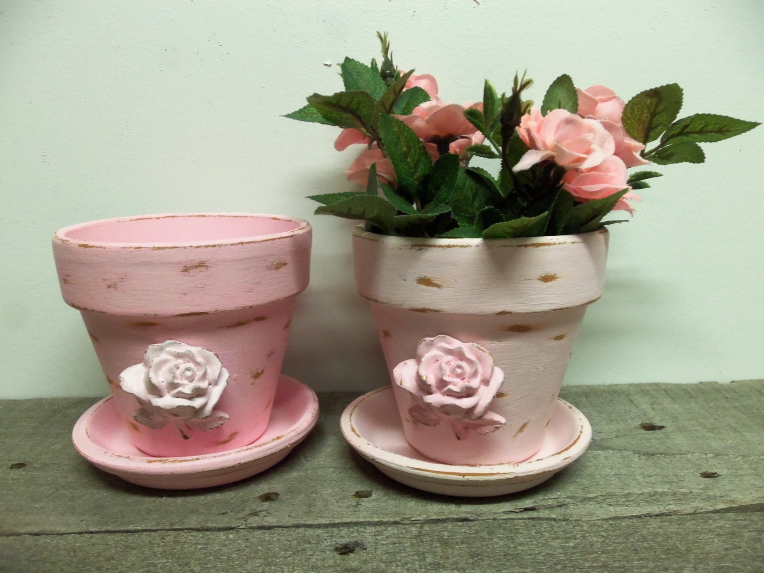 flower pots shabby chic flower pots garden by shabbyseasonsdecor flower pots shabby chic flower pots garden by shabbyseasonsdecor
