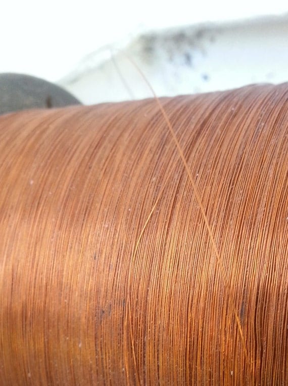 Thin copper wire 15 yards craft wire by Pineneedlesweetgrass
