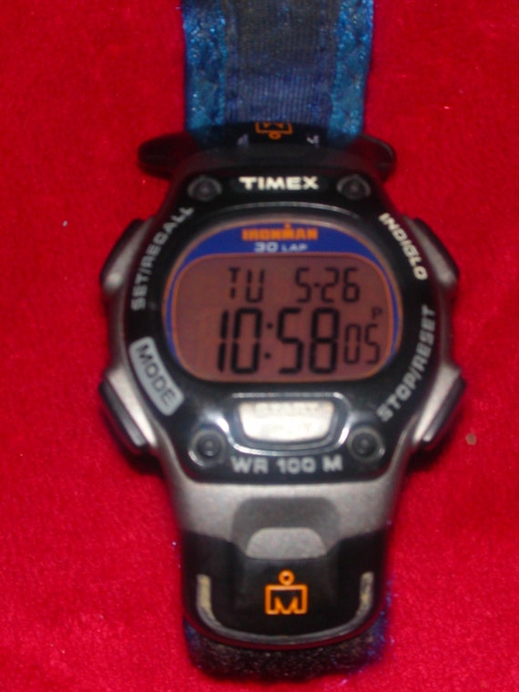 Clearance Sale Vintage TIMEX Ironman 30 Lap Indiglo Digital