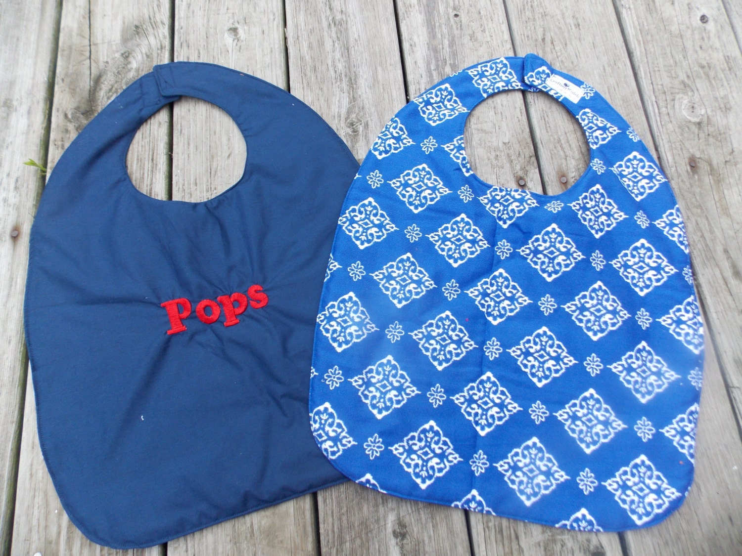 Personalized Adult BIb Velcro Adult Bib Special by Crafting4Caleb