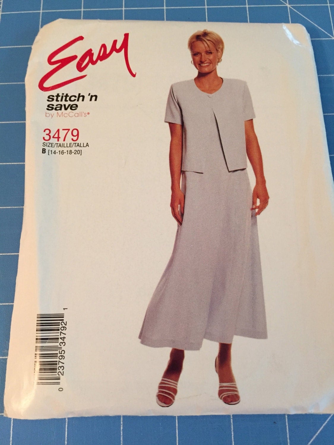 Plus Size Dress Pattern by McCalls in Sizes 14 to 20 Classic