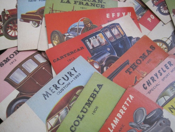 Items Similar To Car Trading Cards Topps World On Wheels Classic Cars 