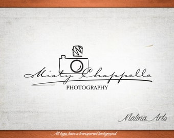 Photography Logo and Watermark...Logo design...Pre made logo design...Camera logo BUY 2 and GET 1 FREE!!!