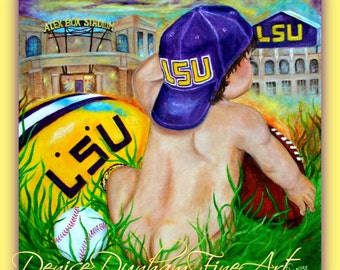 LSU Baby-"High Hope"-Football or baseball?