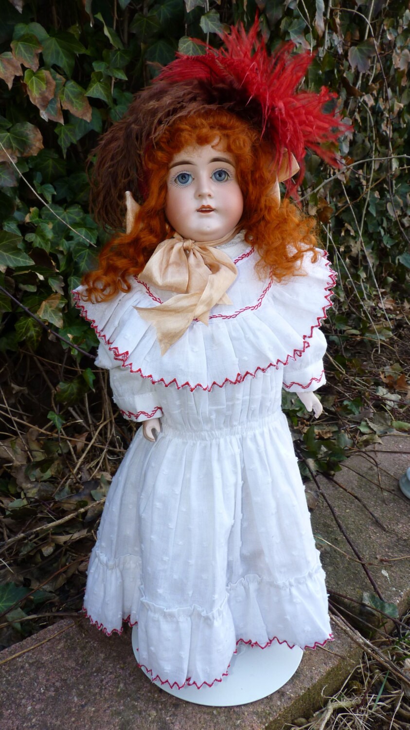 Old Antique Victorian German Bisque Head Kestner Doll With