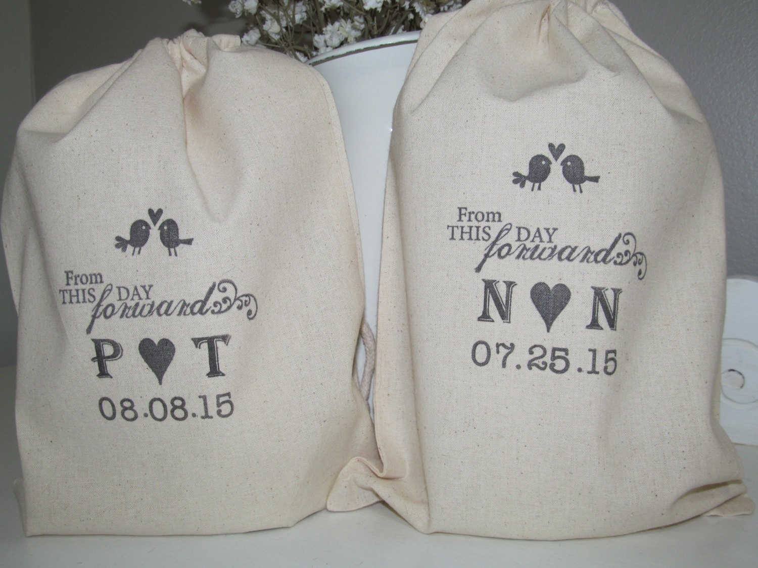 Wedding Gift Bag Money Dance Bag Bride and Groom Gift Bag
