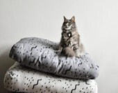 Pattern Floor Cushion in Waves design - Modern Dog Bed - Pouf Cover - Kiddies Room Floor Cushion -