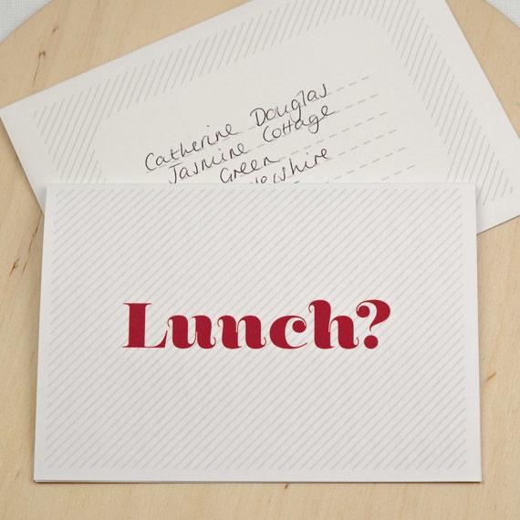 Lunch Invitation Card 4