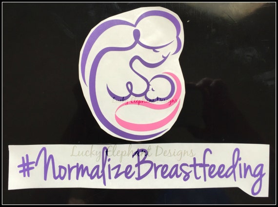 Normalize Breastfeeding Decal Breastfeeding By Luckyelephant9