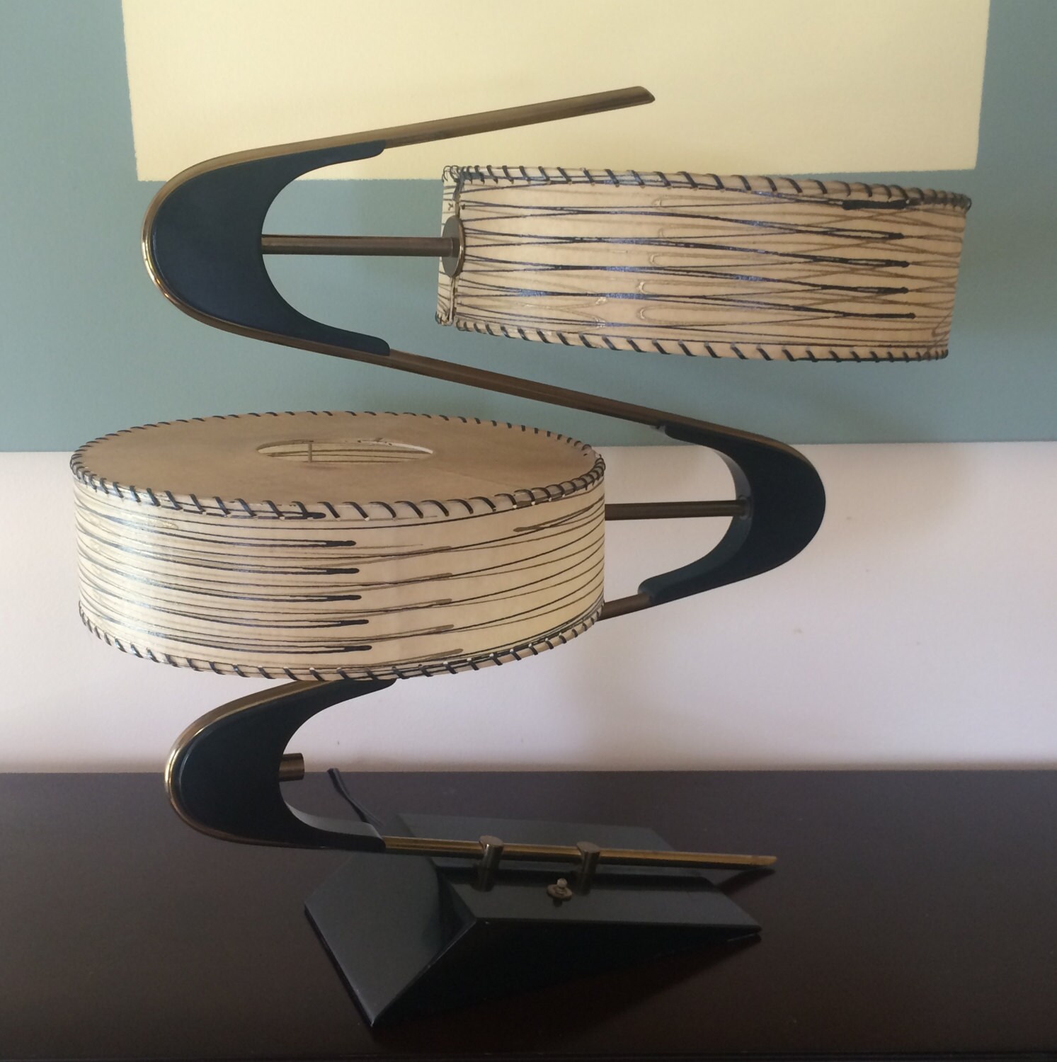 Vintage 1950's Majestic Z lamp Retro Mid Century by Dead50sModern