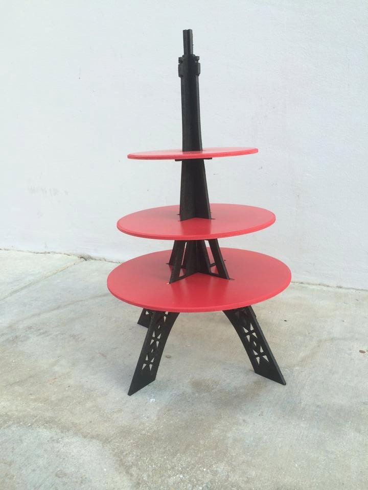 Eiffel Tower cupcake stand