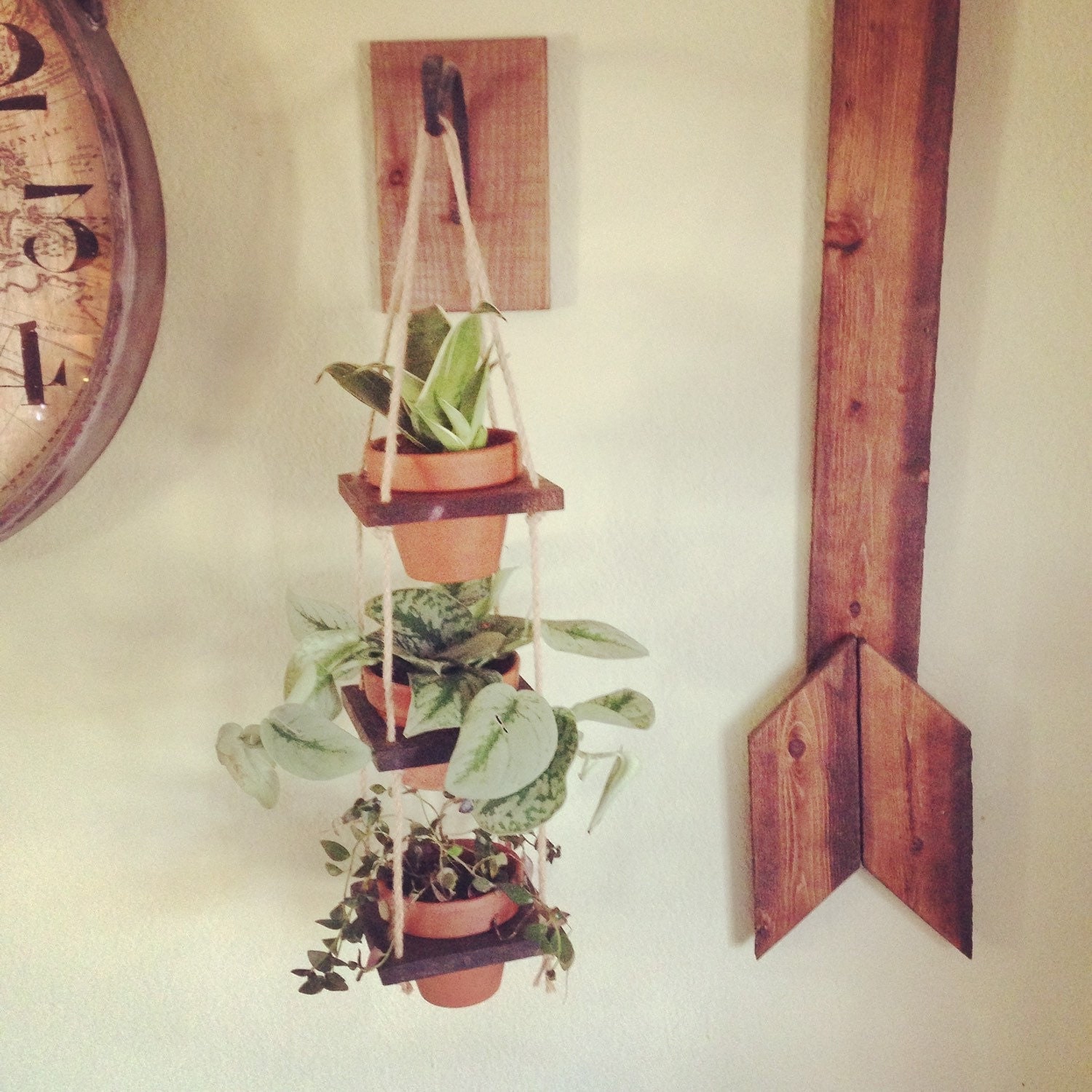 Three tier layered hanging planter indoor outdoor by nidify