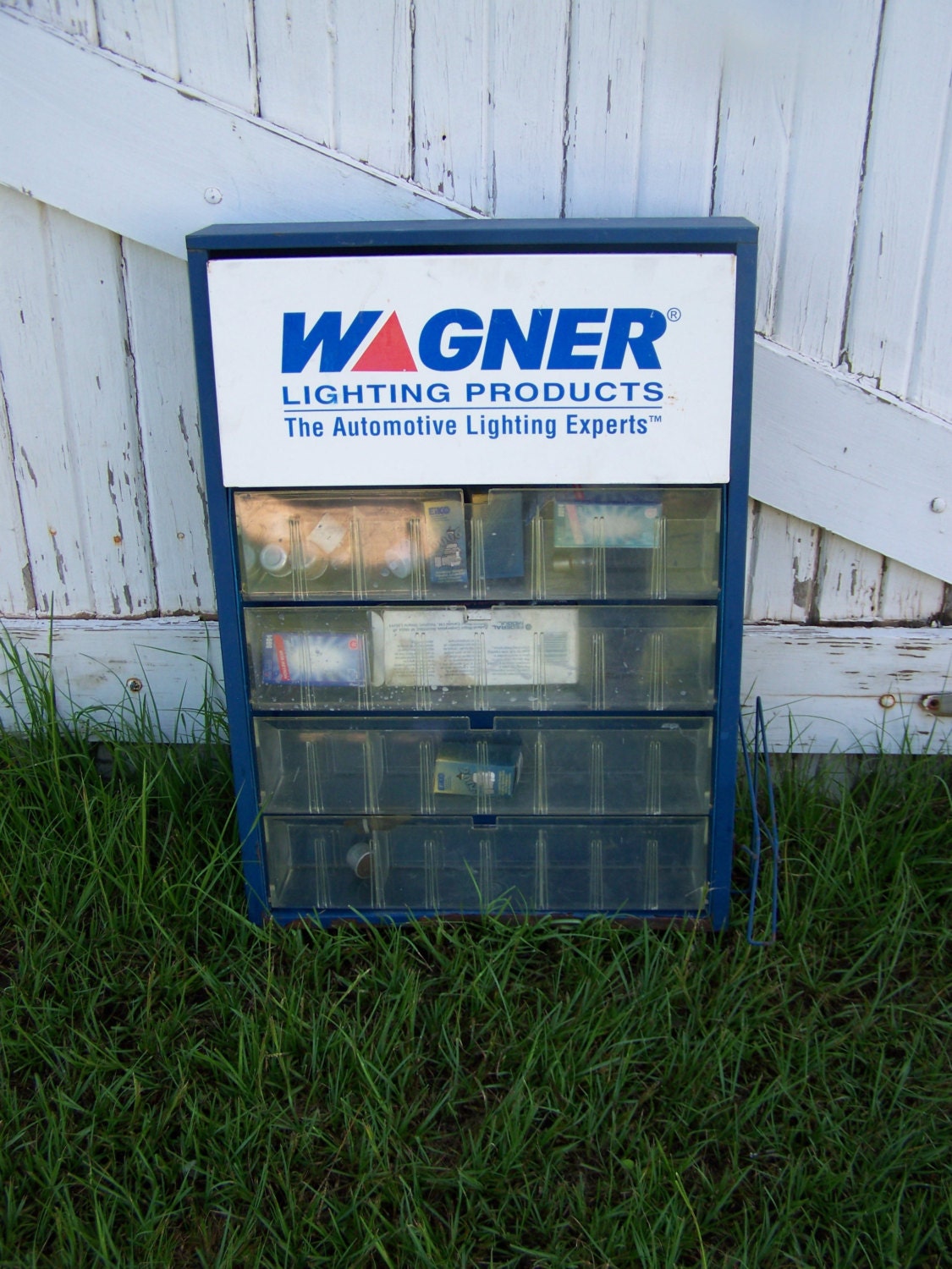 Wagner Automotive Lighting Products Display Case Vintage