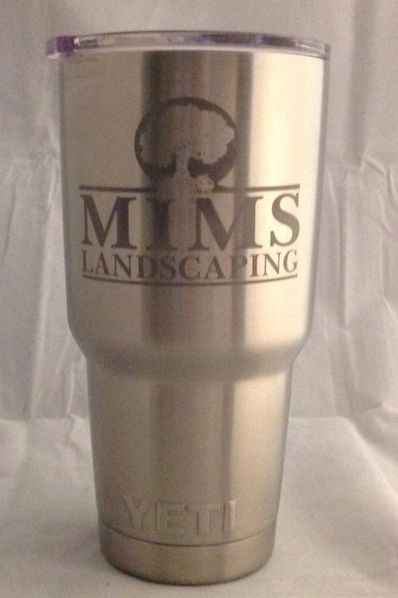 Custom etched Yeti cup. by BigDetching on Etsy