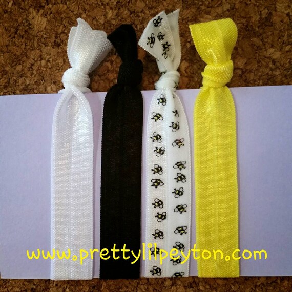 Set Of 4 Hair Tie Bracelets