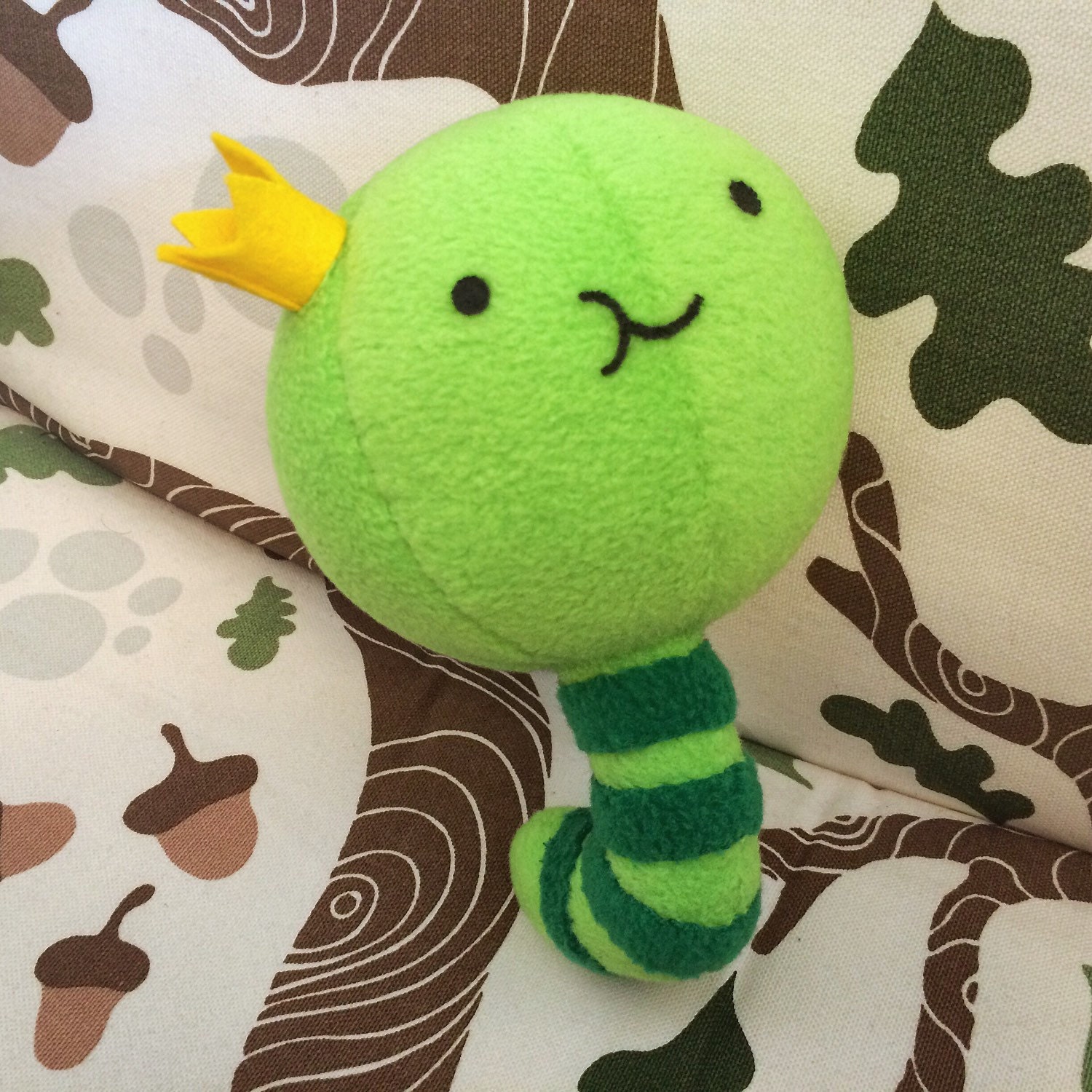 stuffed worm plush