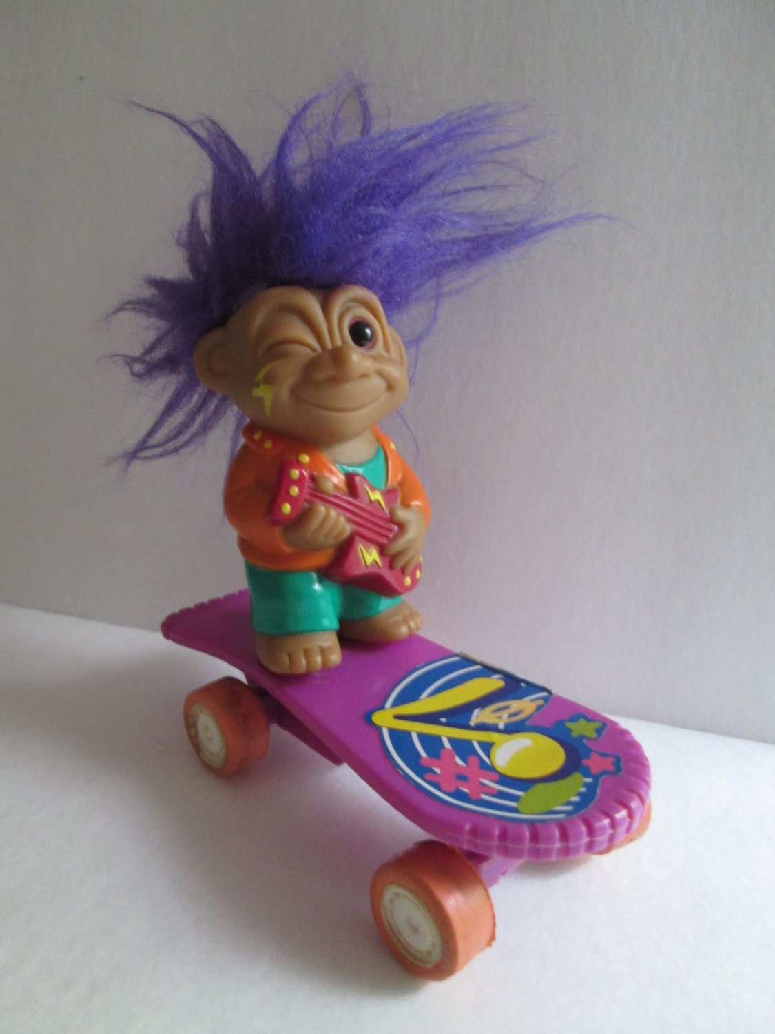 Troll On Skateboard by boxoftoys on Etsy