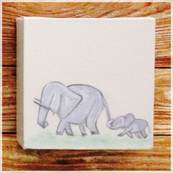 Nursery artwork Acrylic Painting Baby Nursery Art