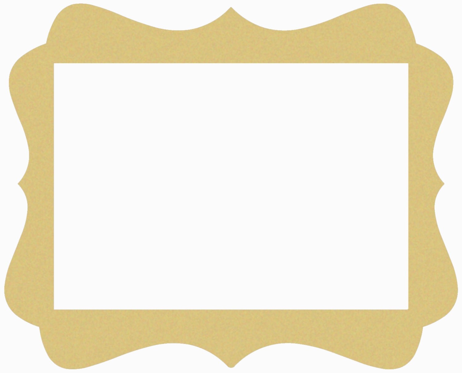 Unfinished Wooden Photo Frame Picture Frame Border Katie