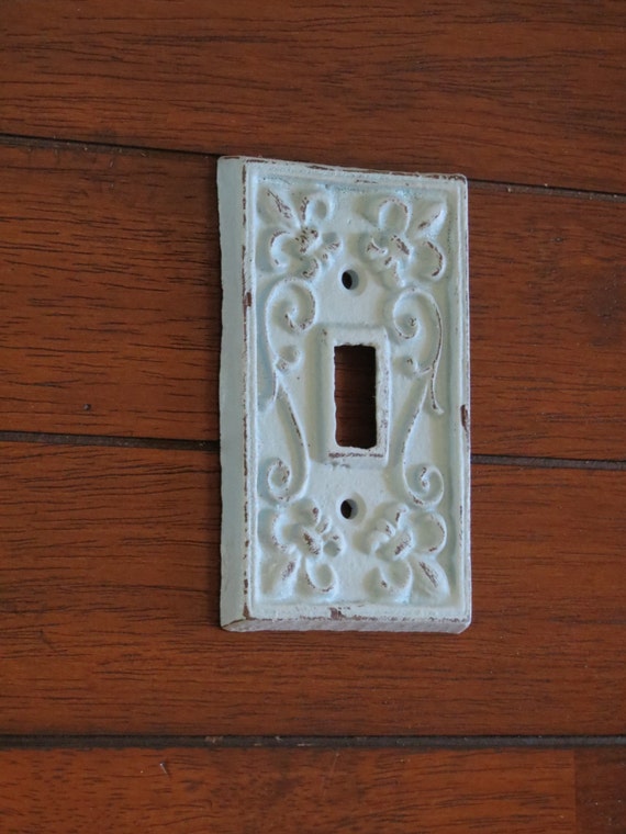 Cast Iron Light Switch Plate / Light Plate by VeritasInspired