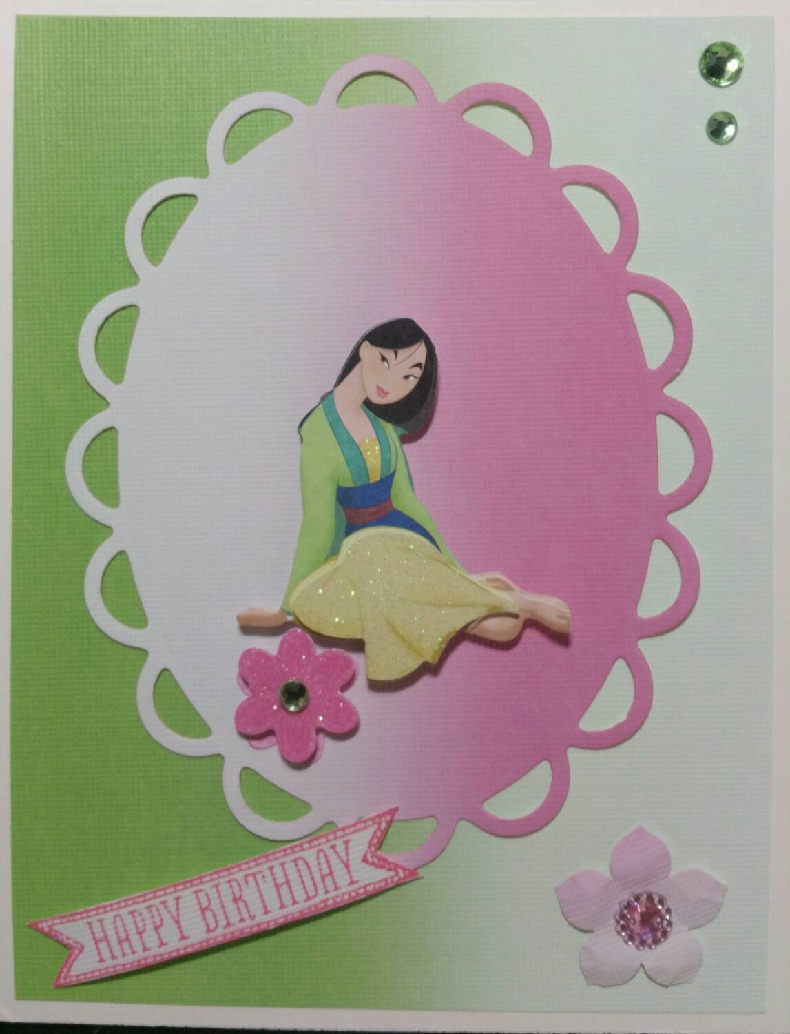 Mulan Birthday Card