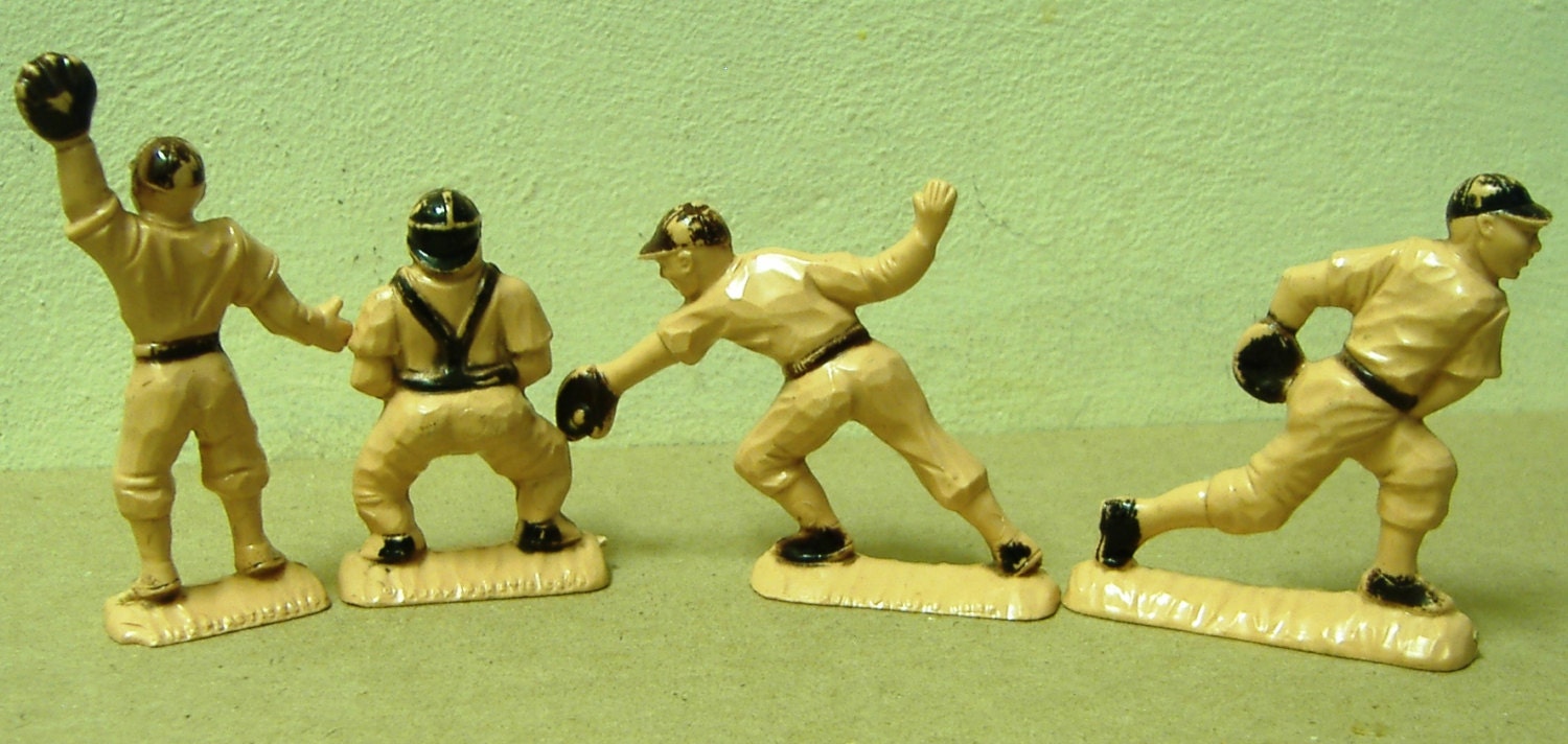 small baseball figures