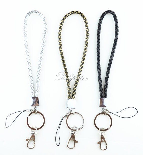Black Braided Leather Keyring With Clear 2021 Metal Car Logo, Detachable Chain Fob, Gift From UK