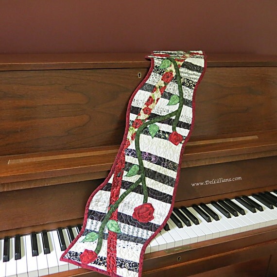 Table Runner Piano Key Table Runner Piano Key Wall Hanging