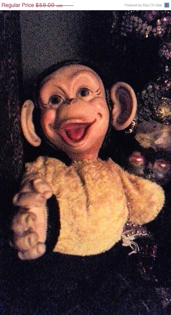 old monkey doll